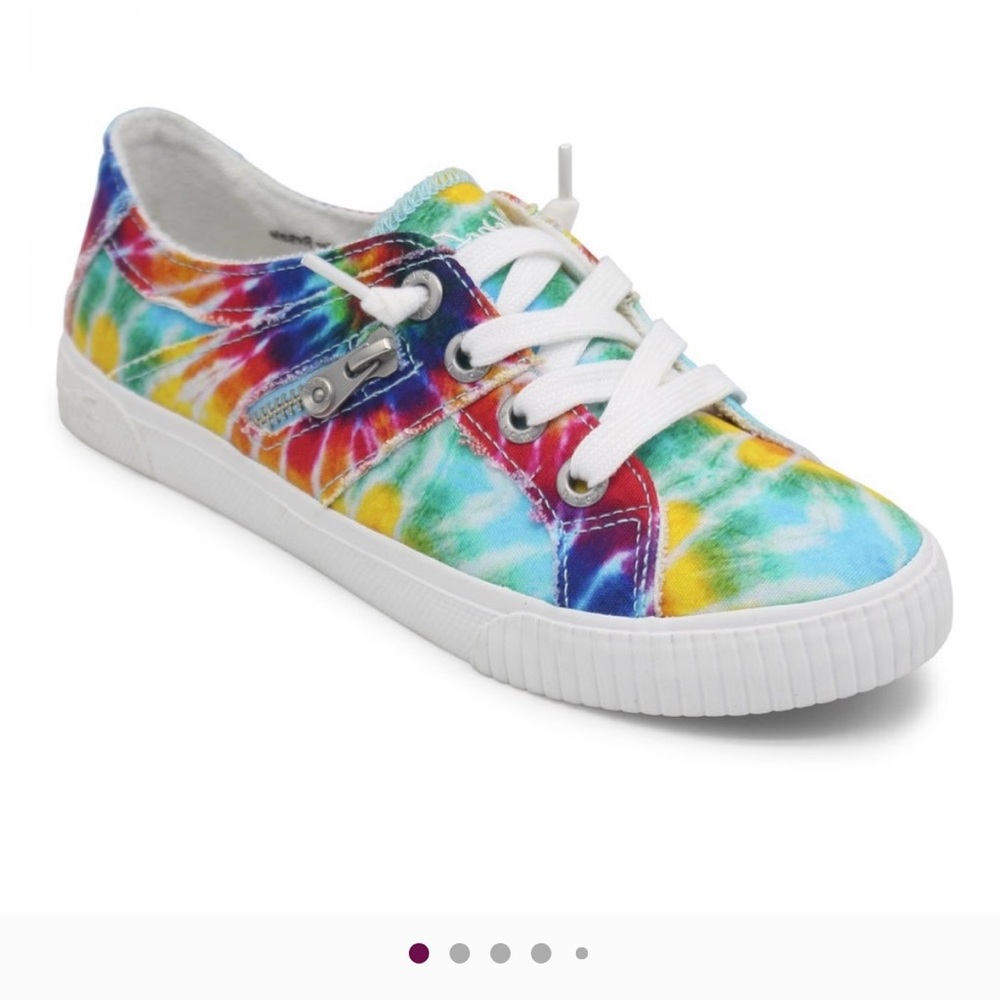 Blowfish Malibu Rainbow Vibrant Tie-Dye Women’s Sneakers 8.5 Gay Pride